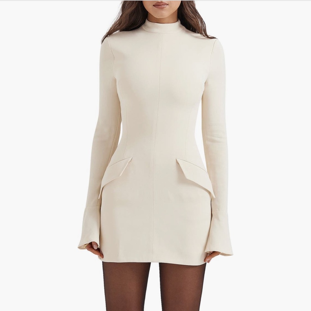 HOUSE OF CB Mahalia Long Sleeve Minidress - Picture 1 of 5
